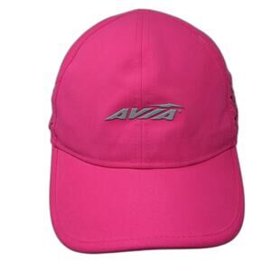 Avia Strapback Hat Pink One Size Adjustable Laser Cut Outdoor 6 Panel